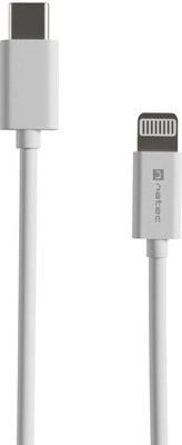 Kabel USB‑C na Lightning 1 m MFi Natec Prati bílý