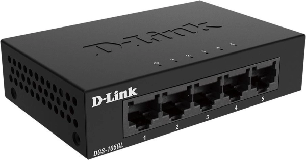 Neřízený 5portový gigabitový switch D‑Link