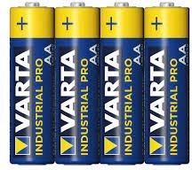 Alkalické baterie VARTA Industrial Pro AA, 4 ks