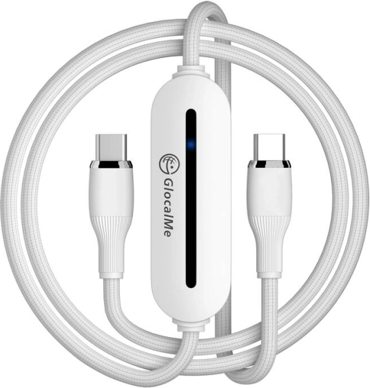 glocalme unicord 4g/lte přenosný wi‑fi kabel hotspot 65 w, usb‑c
