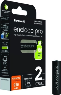 Nabíjecí akumulátory ENELOOP PRO AAA 930 mAh (2 ks)