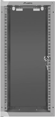 Závěsná skříňka 10'' 12U 280x310 šedá flat pack
