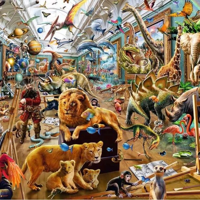Ravensburger puzzle Chaos v galerii 1000 dílků