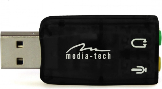 USB zvuková karta s virtuálním 5.1 surround
