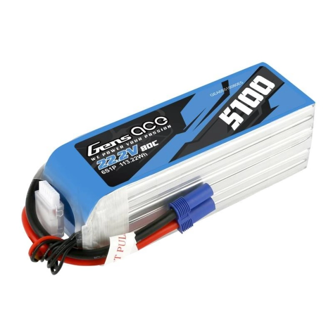 Působivá kapacita 5100mAh