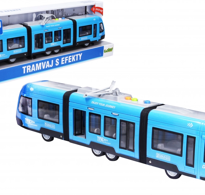 Tramvaj s efekty 44 cm na setrvačník – český obal