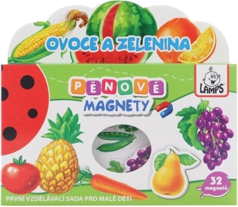 Pěnové magnety Ovoce a zelenina – sada pro děti