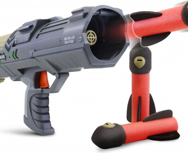 Huntsman raketomet Big Bullet s 3 pěnovými náboji 37 cm