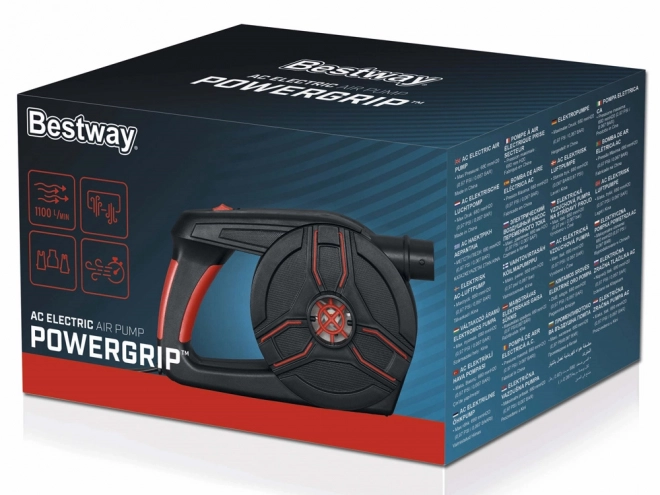 Bestway praktická elektrická pumpa PowerGrip 3 adaptéry 62258
