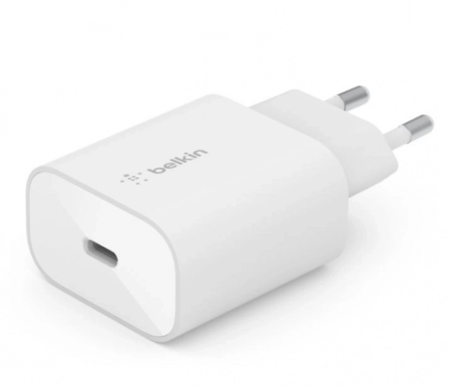 25W síťová nabíječka USB-C Power Delivery 3.0 PPS bílá