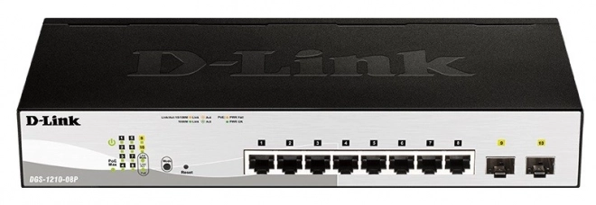 DGS-1210-08P Switch 8GE PoE 2SFP