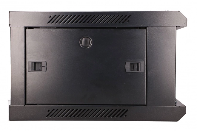Závěsný rack Extralink 4U 600x450 černý se skleněnými dveřmi