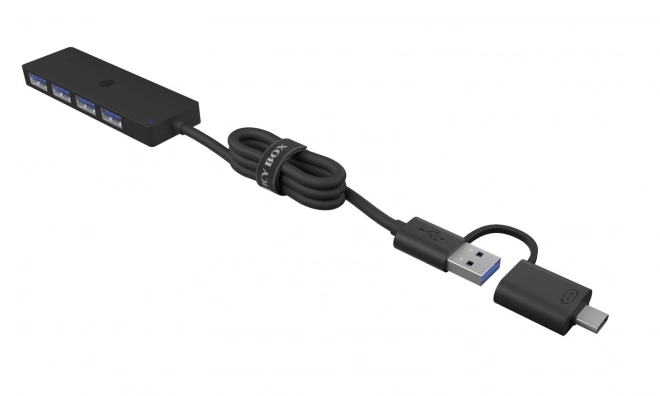 Rozbočovač s 4 porty USB Typ-A s konektorem Typ-C/A