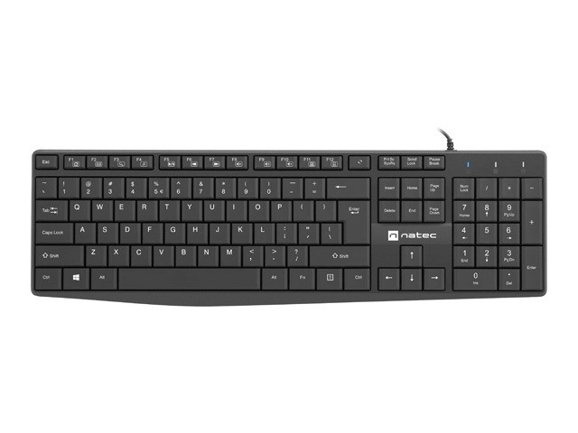 Klávesnice Nautilus US slim 1,8 m černá