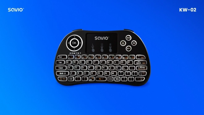 Podsvícená bezdrátová klávesnice TV Box, Smart TV, konzole, PC, KW-02