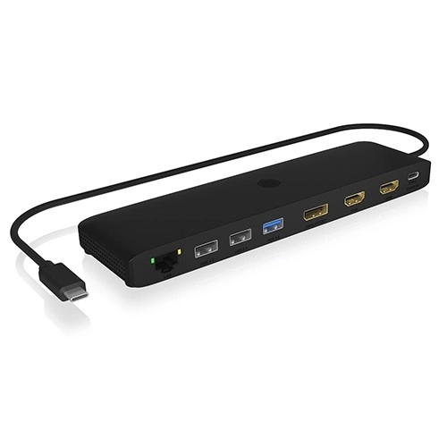 Mobilní dokovací stanice USB Type-C s trojitým výstupem videa