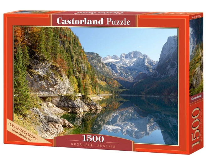 Puzzle 1500 dílků Castorland – Gosausee, Rakousko