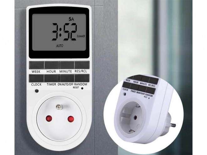 Digitální časový spínač s LCD displejem