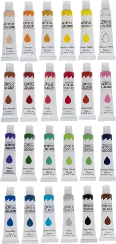 Rozsáhlá paleta barev