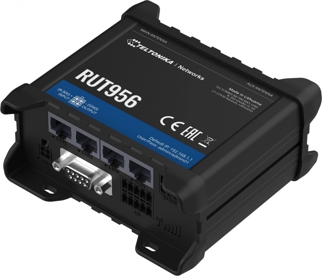 Průmyslový router Teltonika RUT956 pro spolehlivou konektivitu