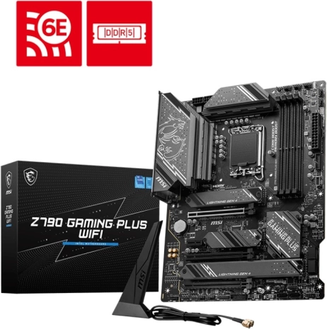 MSI Z790 Gaming Plus WiFi – základní deska ATX pro LGA 1700 s DDR5 a HDMI
