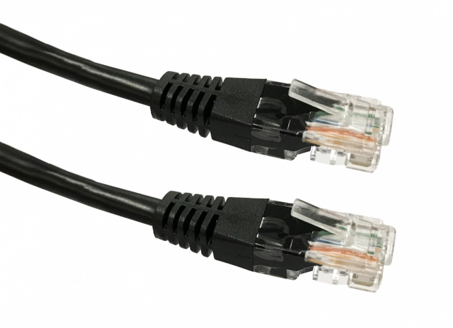 Kabel Patchcord měděný kat. 6 RJ45 UTP 5m černý