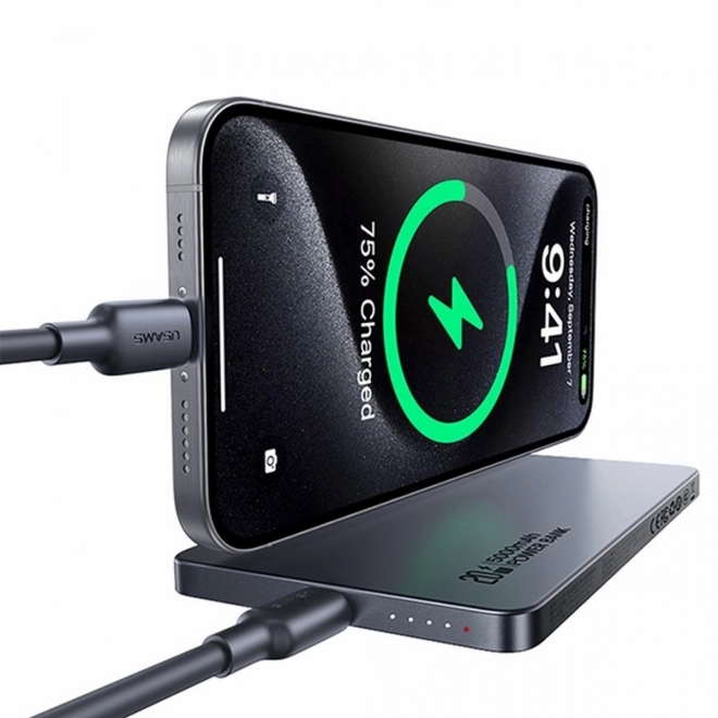 Indukční powerbanka 5000mAh 20W s rychlým nabíjením