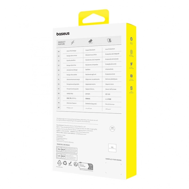 Pouzdro pro iPhone 15 Pro Max Baseus Lucent průhledné