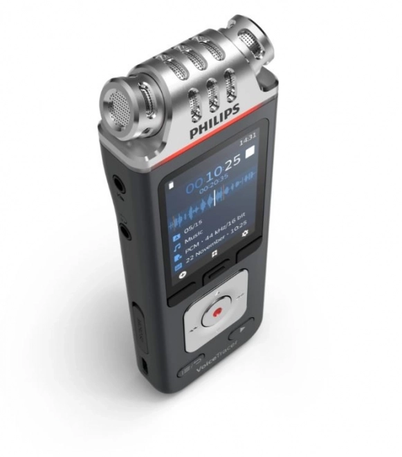 Diktafon DVT6115 8GB paměť,USB,microSDHC 32GB,3 Hi-Fi mikrofony