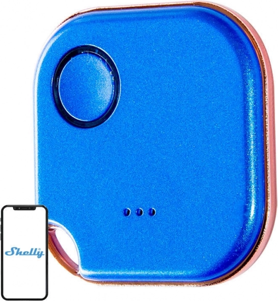 Shelly BLU Button 1 modré bluetooth tlačítko pro aktivaci akcí a scén