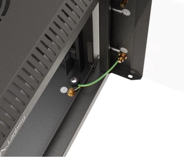Skříň instalace Rack nástěnná 10 palců 6U černá