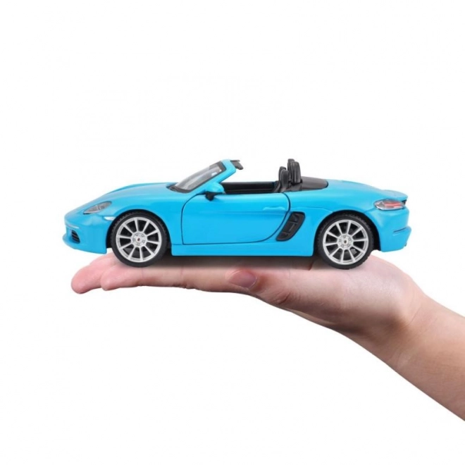 Bburago 1:24 Porsche 718 Boxster Blue
