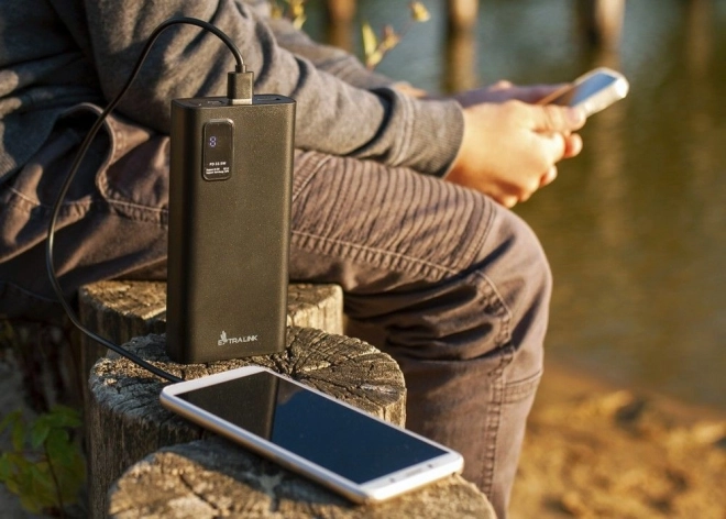 Power bank Extralink 10000 mAh rychlé nabíjení USB-C černý