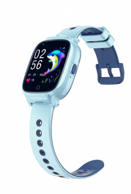Detský smartwatch garett twin 4g modrý