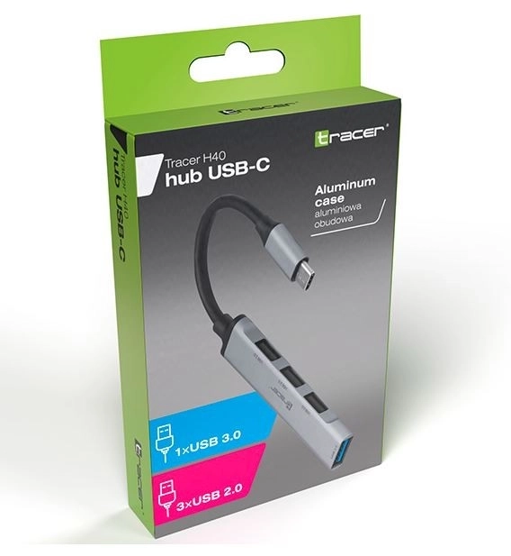 USB 3.0 HUB H40 4 porty, USB-C