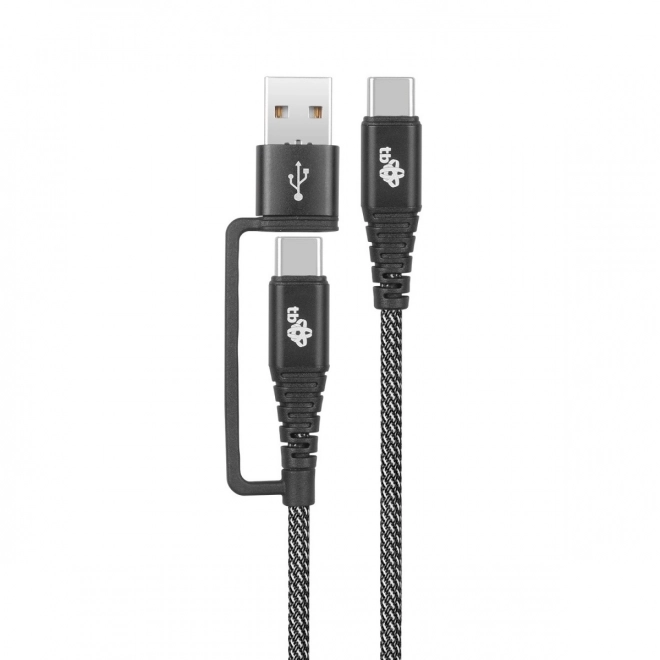 Kabel 2v1: USB-C a USB A s délkou 1,2 m