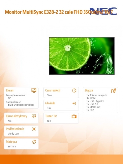 Monitor MultiSync 32 FHD