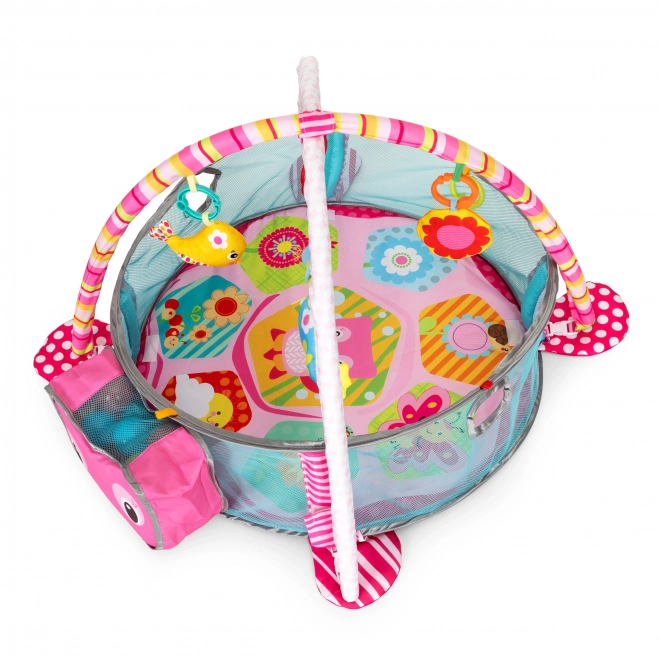 Velká vzdělávací podložka 3v1 ohrádka 30 míčů 0+ ECOTOYS