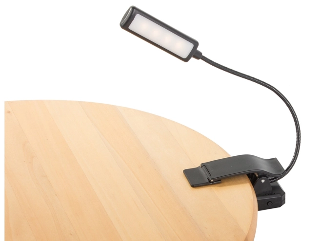 LED noční lampička s klipem pro čtení