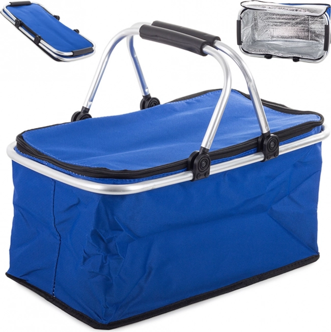Coș de picnic termic pliabil – modrý