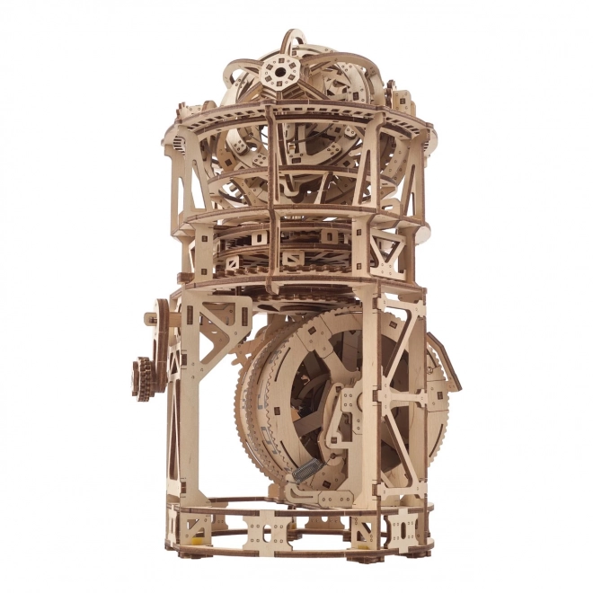 Ugears dřevěný mechanický model hodinový strojek s tourbillonem