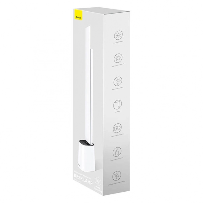 Skládací stolní lampa Baseus Smart Eye dobíjecí (bílá)