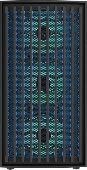 Silné chlazení: 4× 140mm ARGB v základu