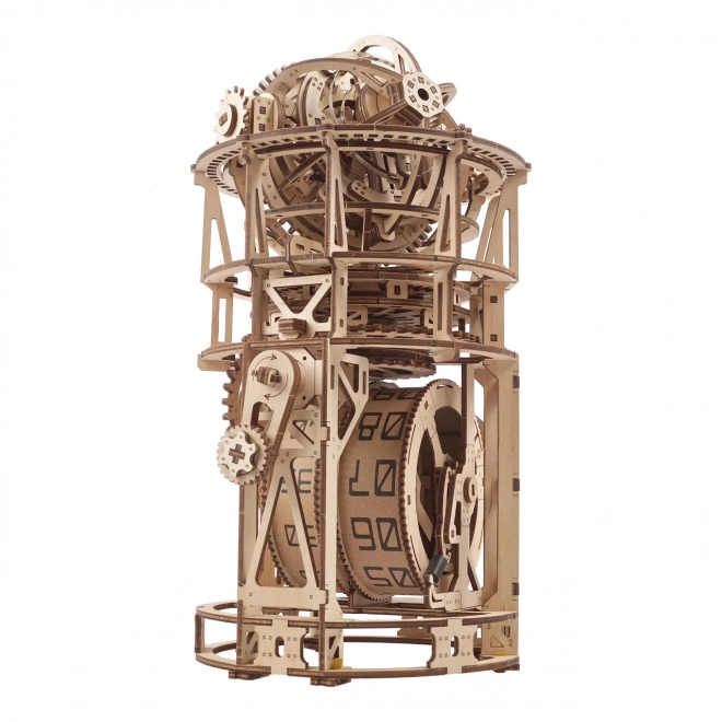 Ugears dřevěný mechanický model hodinový strojek s tourbillonem