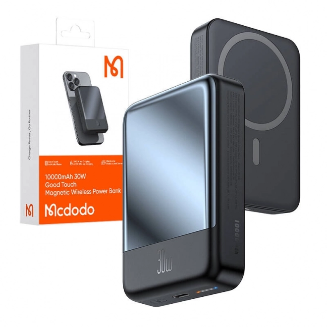 Magnetická power banka Mcdodo 10000mAh 30W černá
