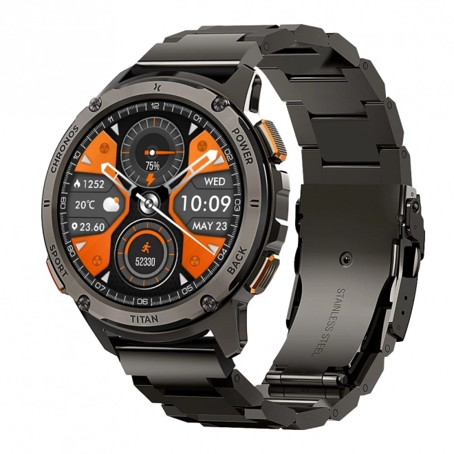 Chytrý hodinky Maxcom FW110 Titan Chronos černý