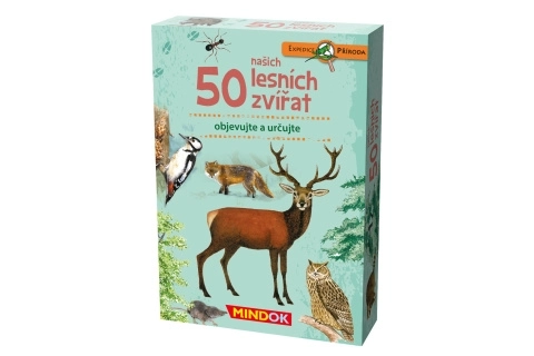 MINDOK Expedice příroda: 50 Lesních Zvířat