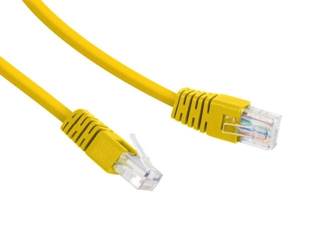 Patch kabel kategorie 6 UTP 3m žlutý
