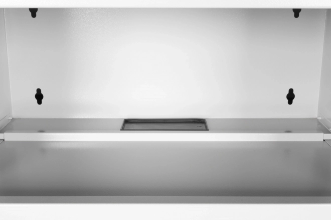 Síťová skříň 4U 19" pro montáž na stěnu, SOHO PRO 240 x 540 x 400 mm, nosnost 60 kg, prosklené dveře, nesmontovaná, šedá barva