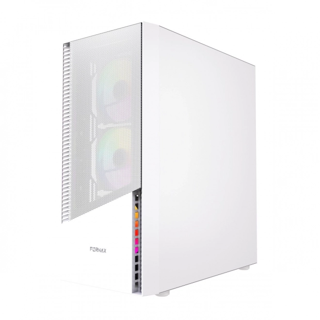Počítačová skříň Mid Tower Fornax 4300 ATX bílá